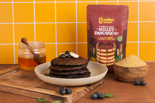 Double Chocochip Millet Pancake Mix - Millet Matters