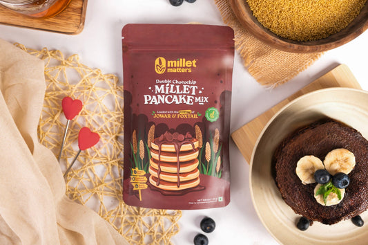 Double Chocochip Millet Pancake Mix - Millet Matters