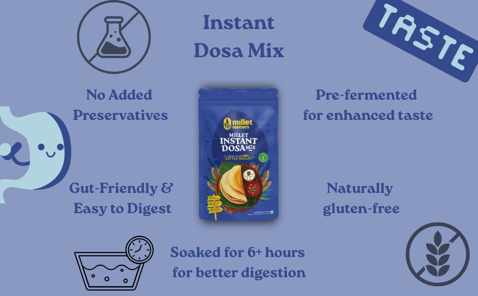 Millet Instant Dosa Mix - Millet Matters