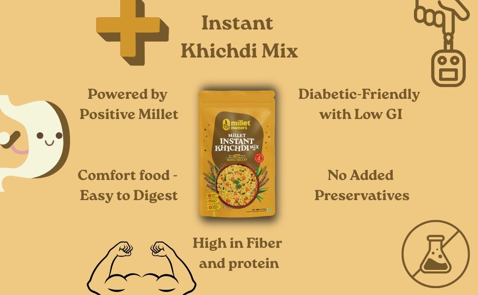 Millet Instant Khichdi Mix - Millet Matters