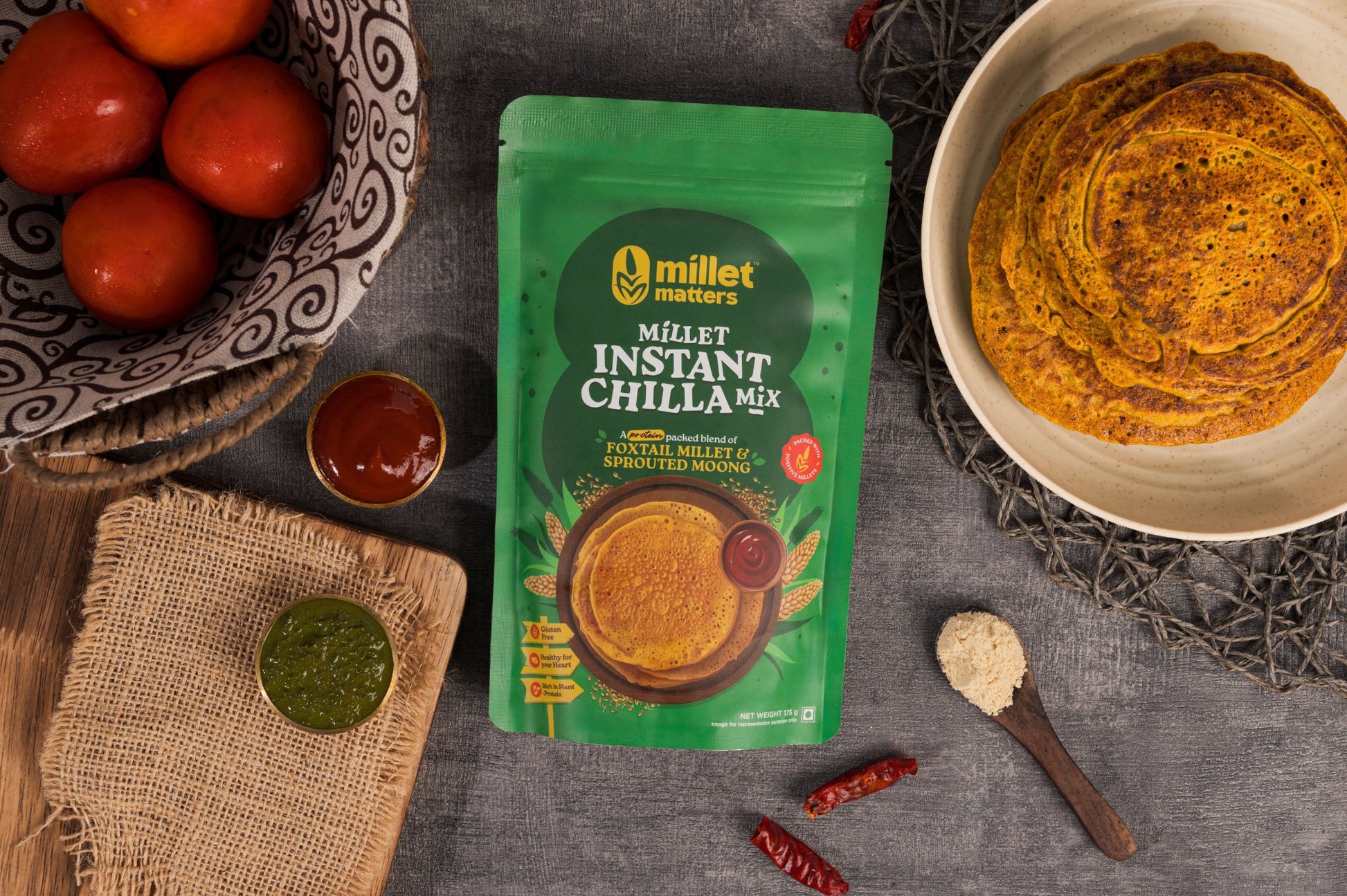 Millet Instant Chilla Mix - Millet Matters