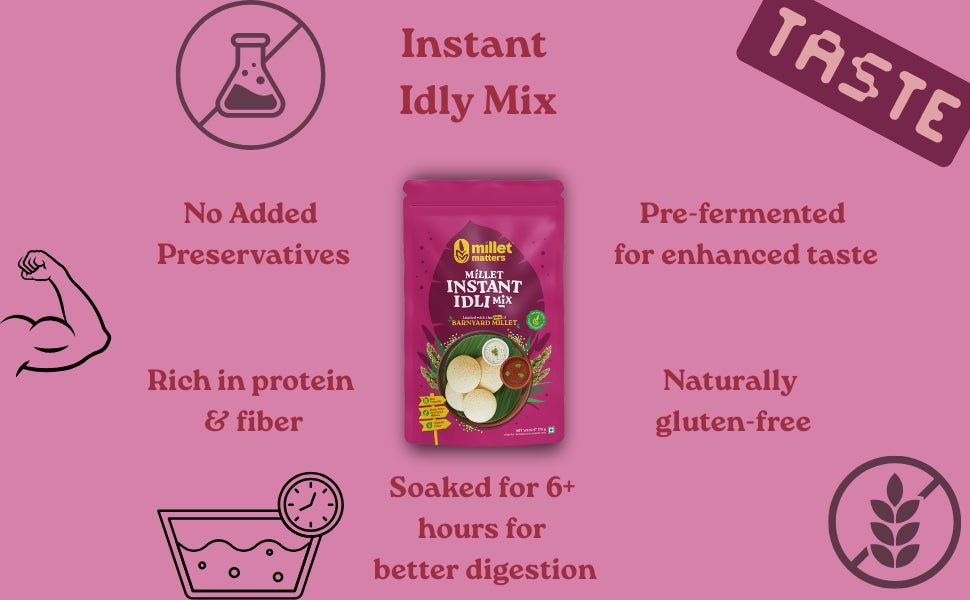 Millet Instant Idli Mix - Millet Matters