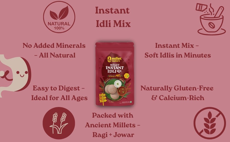 Millet Instant Idli Mix - Millet Matters