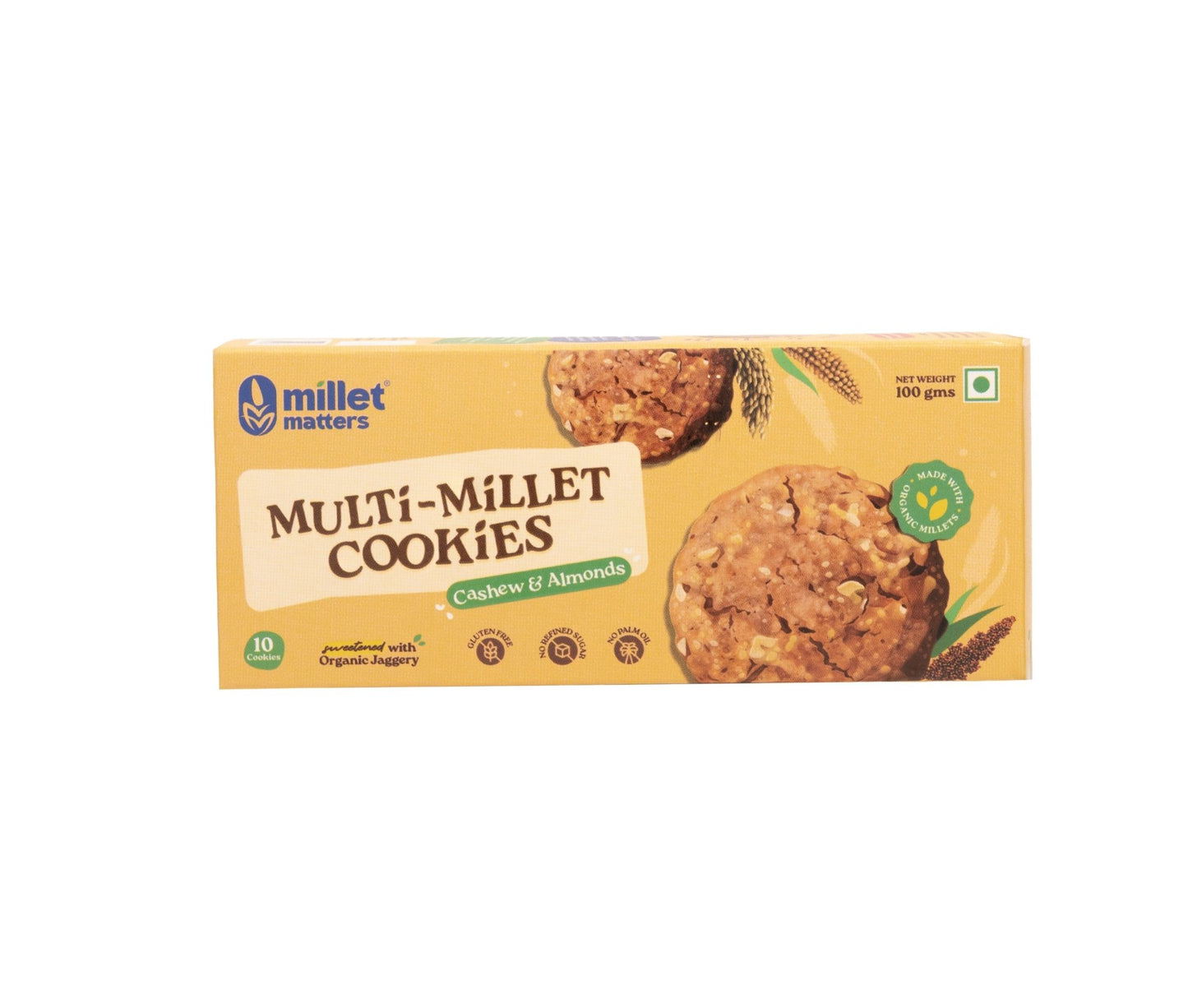 Multi Millet - Almond Cashew Cookies - Millet Matters